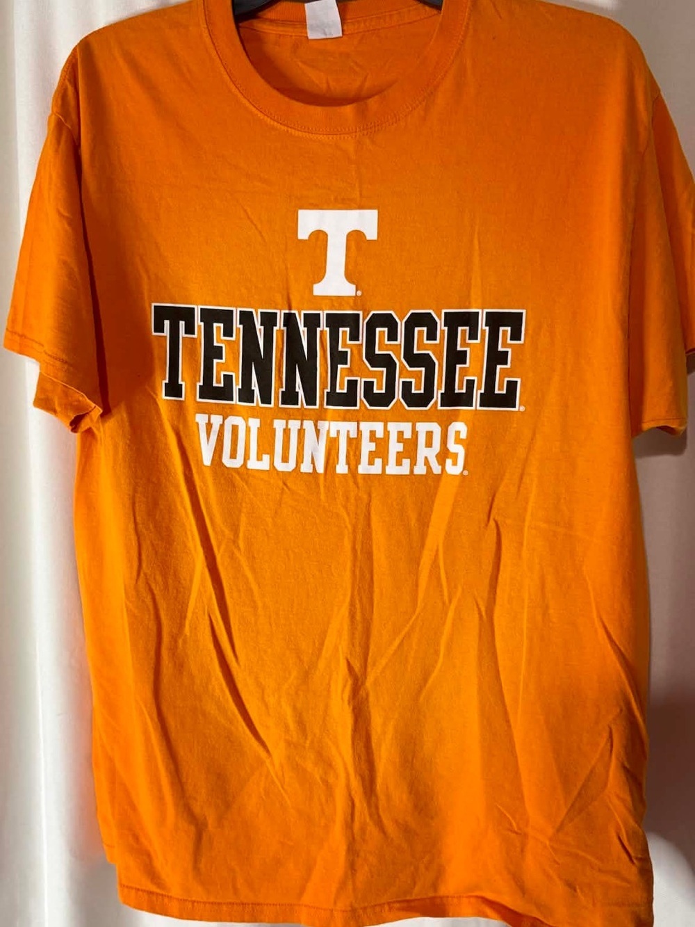 Tennessee Volunteers UNISEX Orange and White Graphic Tee TN VOLS UTK Knoxville